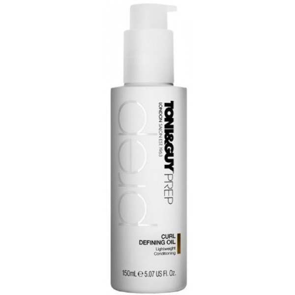 TONI & GUY 150ML PREP CURL DEFINING OIL (NEW PACK) image