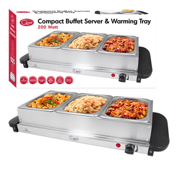 QUEST Compact Buffet Server & Warming Tray 200w image