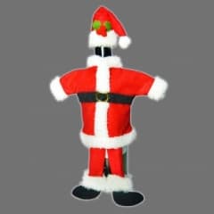 Santa Wine Bottle Decor
