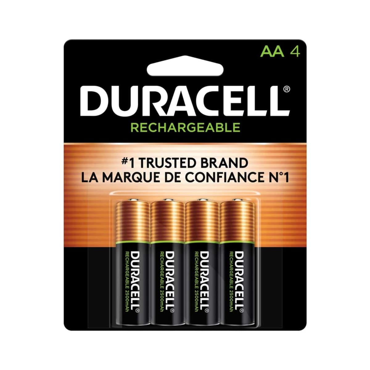 Duracell AA Rechargeable 4pk (2500mah)