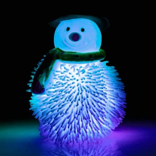 TOBAR CHRISTMAS FLASHING SQUEEZY SNOWMAN