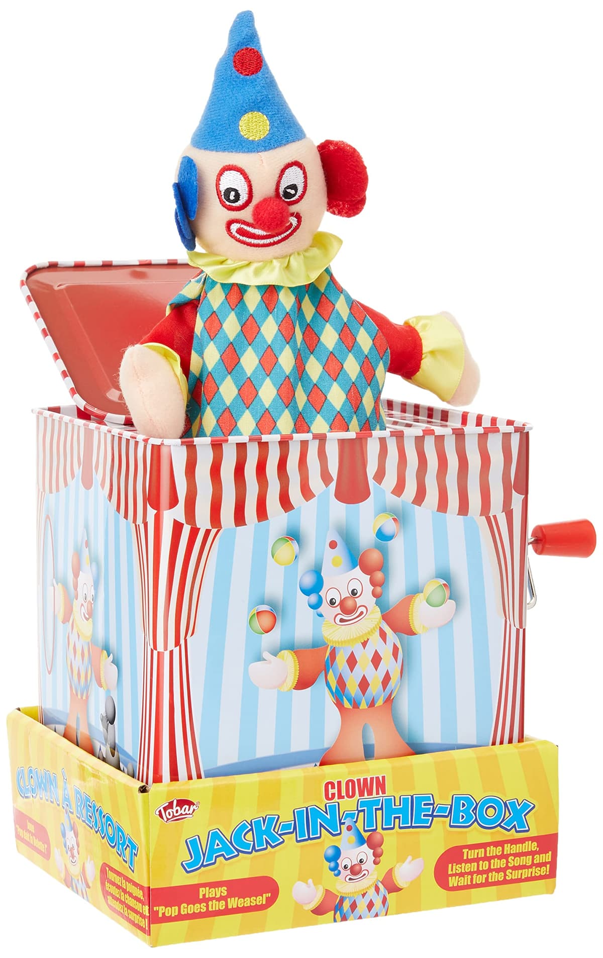 TOBAR CLOWN JACK IN THE BOX