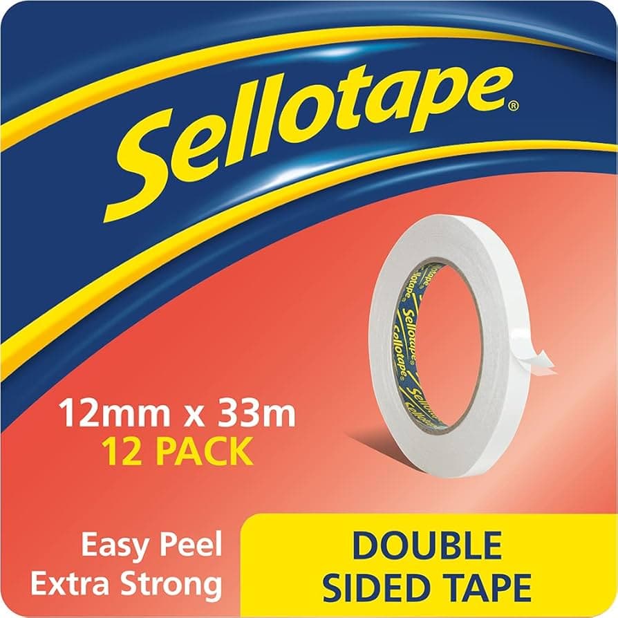 Sellotape Double Sided 12mm x 33m