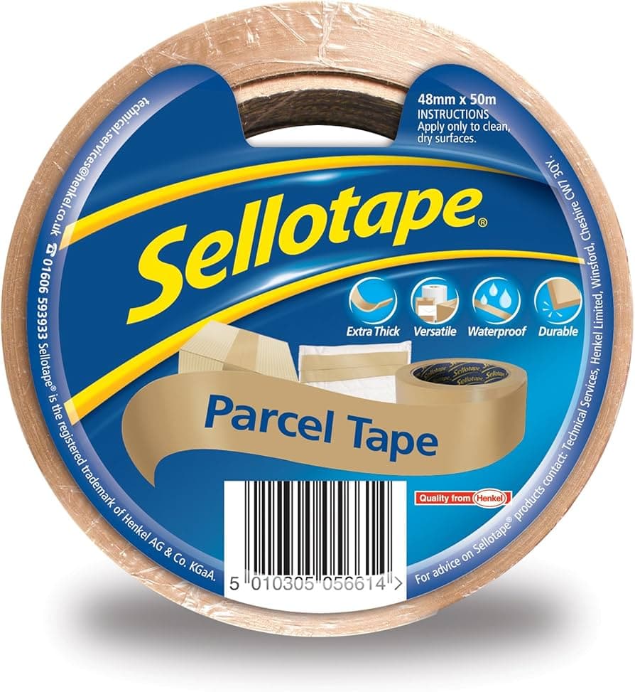 Sellotape Parcel Tape 48mm x 50m
