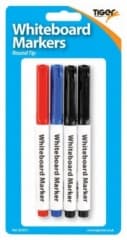 Tiger  Slim Whiteboard Markers Pack Of 4