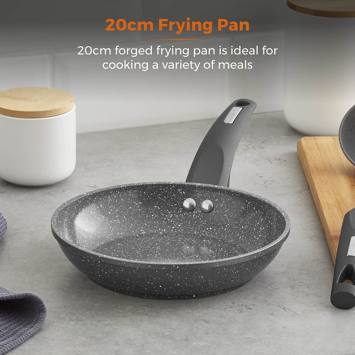 Tower 20cm Forged Fry Pan Graphite T81222