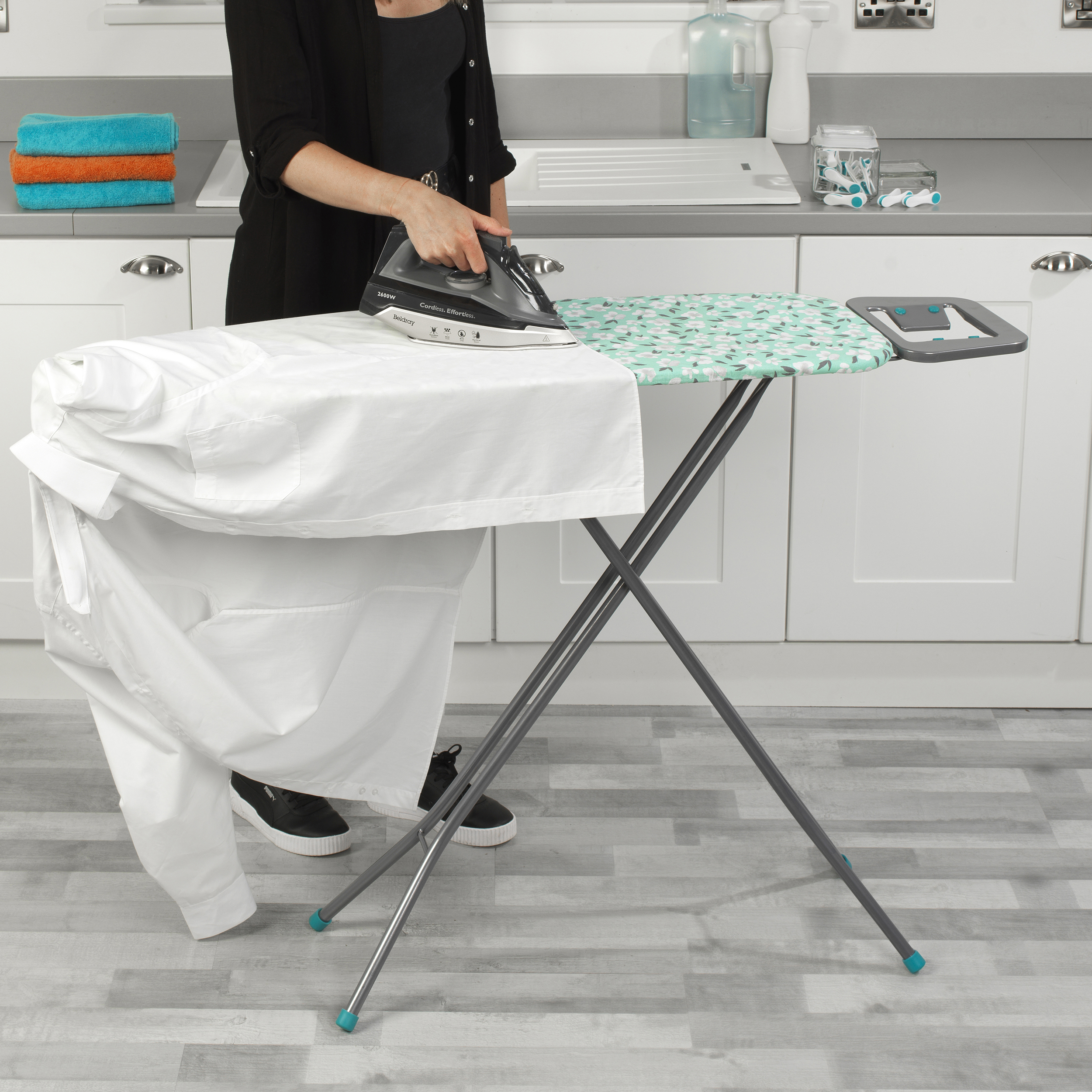 BELDRAY IRON BOARD 110 X 33CM SEW DESIGN image