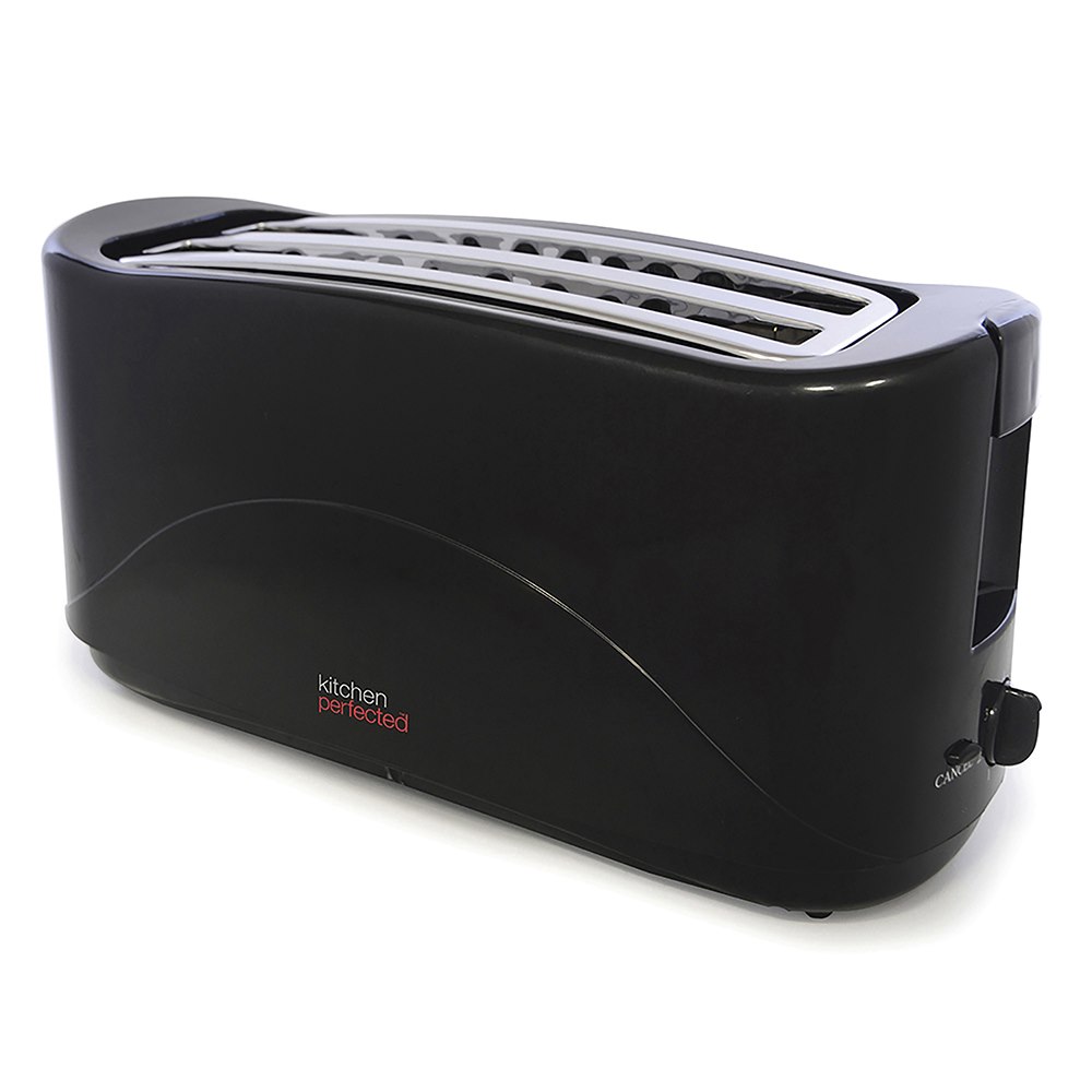 LLOYTRON Kitchen Perfected 4 Slice Toaster - Black image