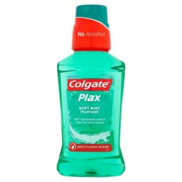 Colgate Plax Mouthwash 250ml Softmint Green