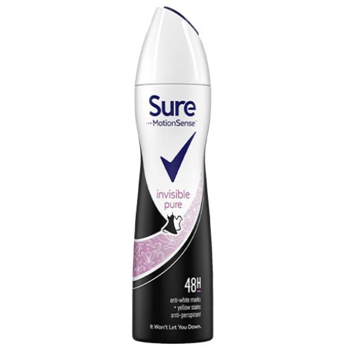 Sure A/P 150ml Women Invisible Black & White image