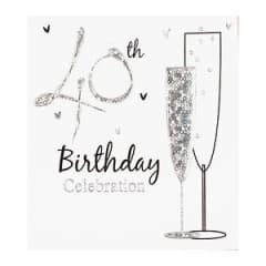 SE  40th Party Invitation Foil