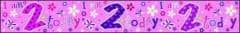 SE  Age 2 Girl (holo) Wall Banners