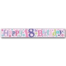 SE  18th Birthday Female Wall Banners