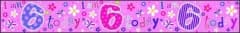 SE  Age 6 Girl Wall Banners