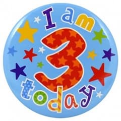 SE  Age 3 Boy Jumbo Badges
