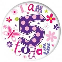 SE Age 5 Girl Jumbo Badges