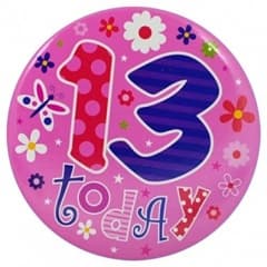 SE  Age 13 Girl Jumbo Badges