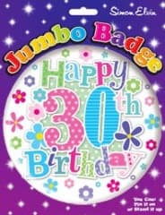 SE  Age 30 Female Jumbo Badges