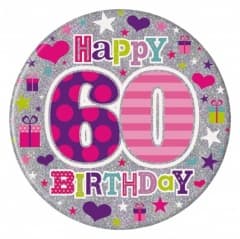 SE Age 60 Female Jumbo Badges