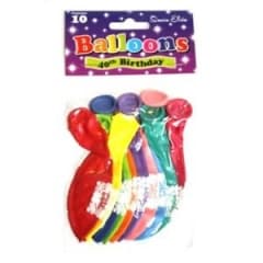 SE  Age 40 Lux Printed Satin Balloon