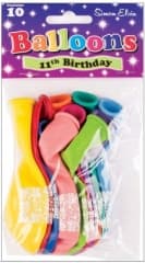 SE  Age 11 Printed Balloons