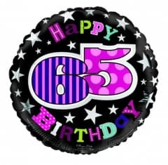 SE  65th Birthday Female Foil Balloons