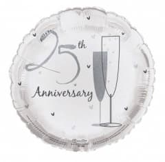 SE  25th Wedding Anni Foil Balloons