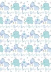 SE  Baby Boy Gift Wrap