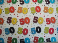 SE  50th Gift Tags Pk12