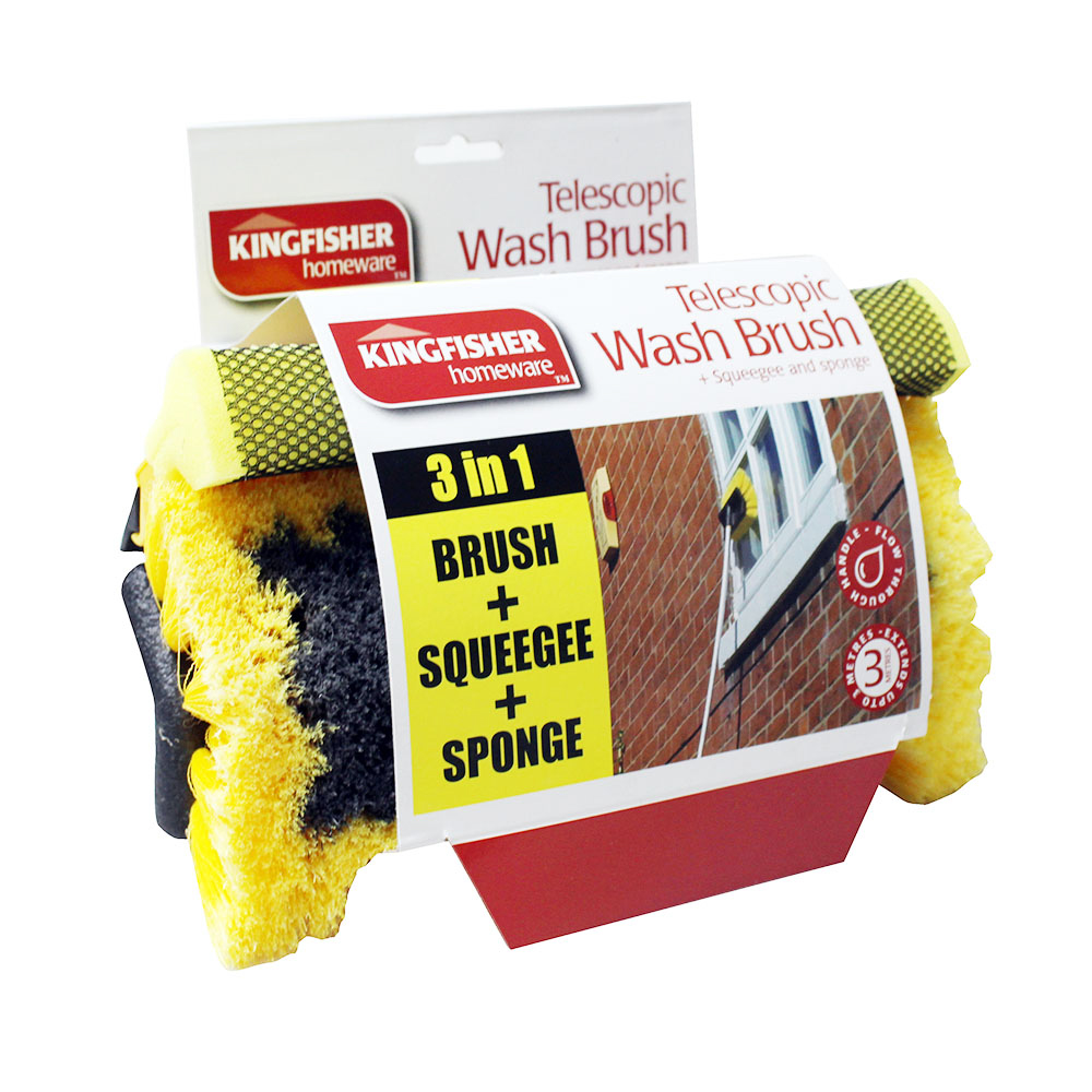 Kingfisher 3 in 1Telescopic Wash Brush [BRT6000] image