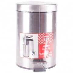 BC 3l Pedal Bin &toilet Brush Set - Chrome