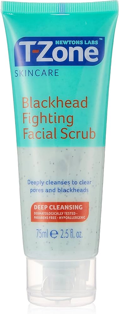 T-Zone Blackhead Fighting Facial Scrub 75ml image