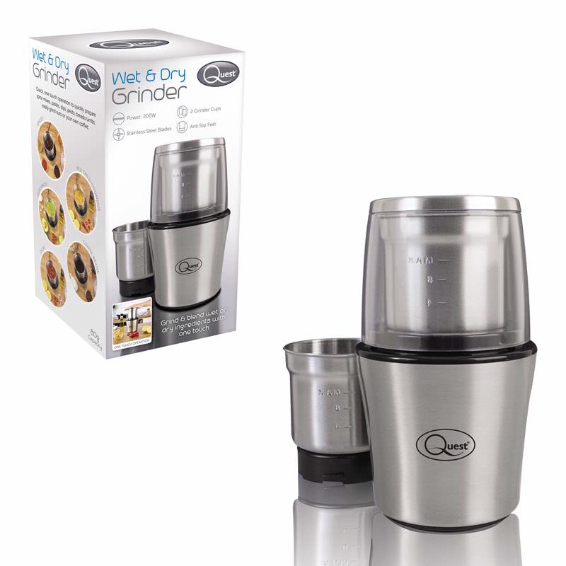 QUEST Wet & Dry Grinder- 200 watt- 80g Capacity image