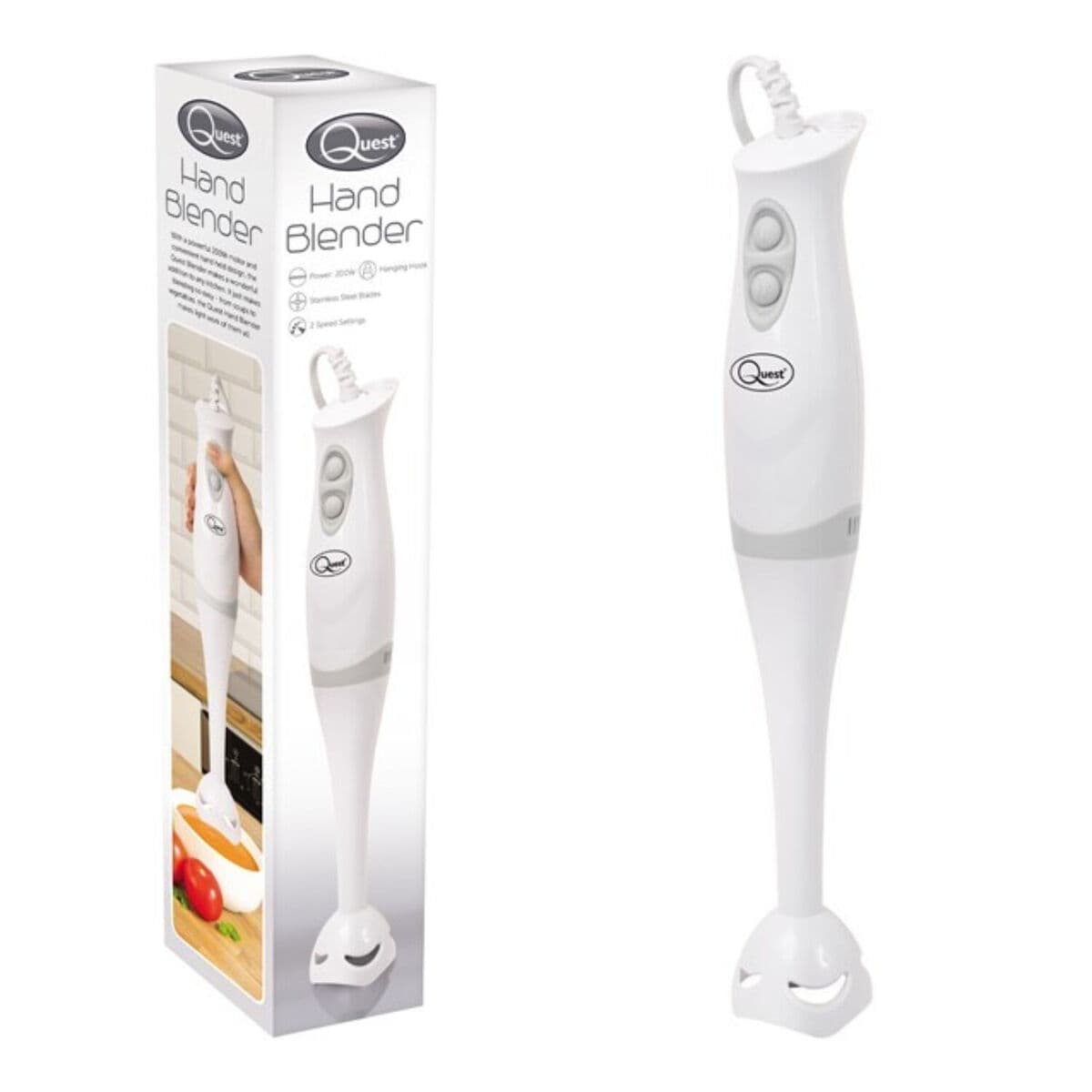 QUEST Hand Blender - 2 Speed 200W