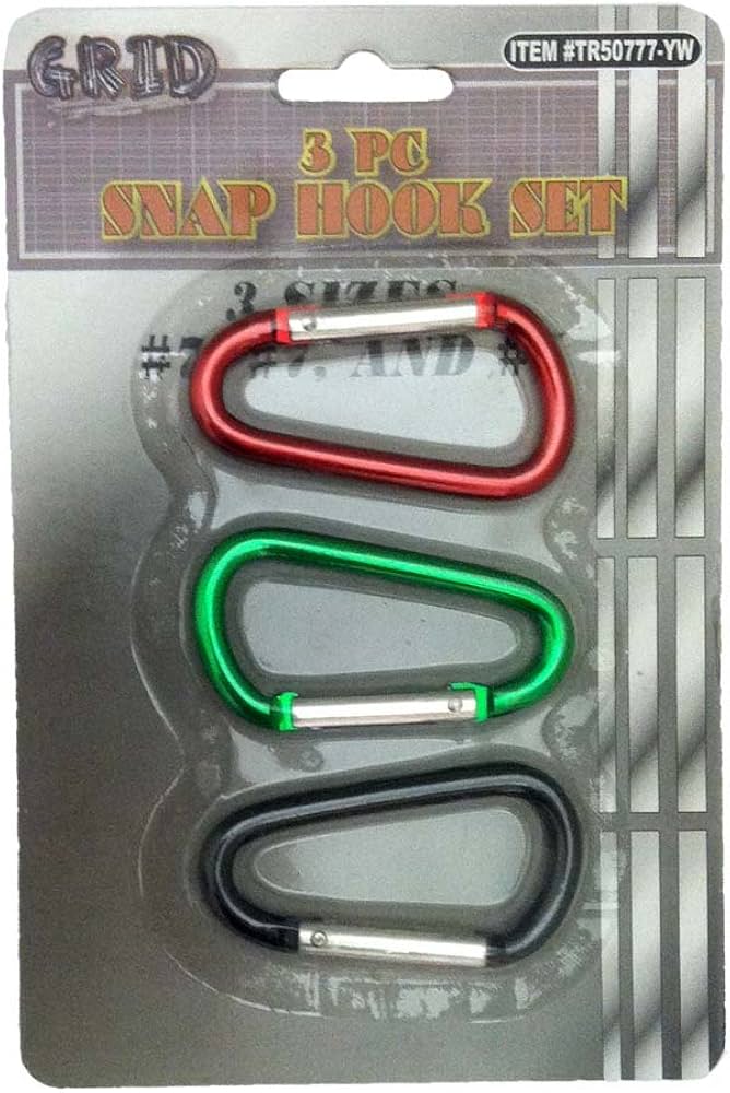 NT 3pc Snap Hook Set image