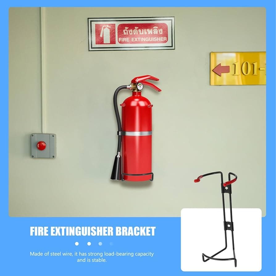 NT 1kg Fire Extinguisher & Steel Bracket