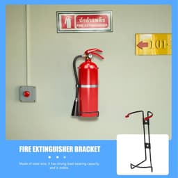 NT 1kg Fire Extinguisher & Steel Bracket 1