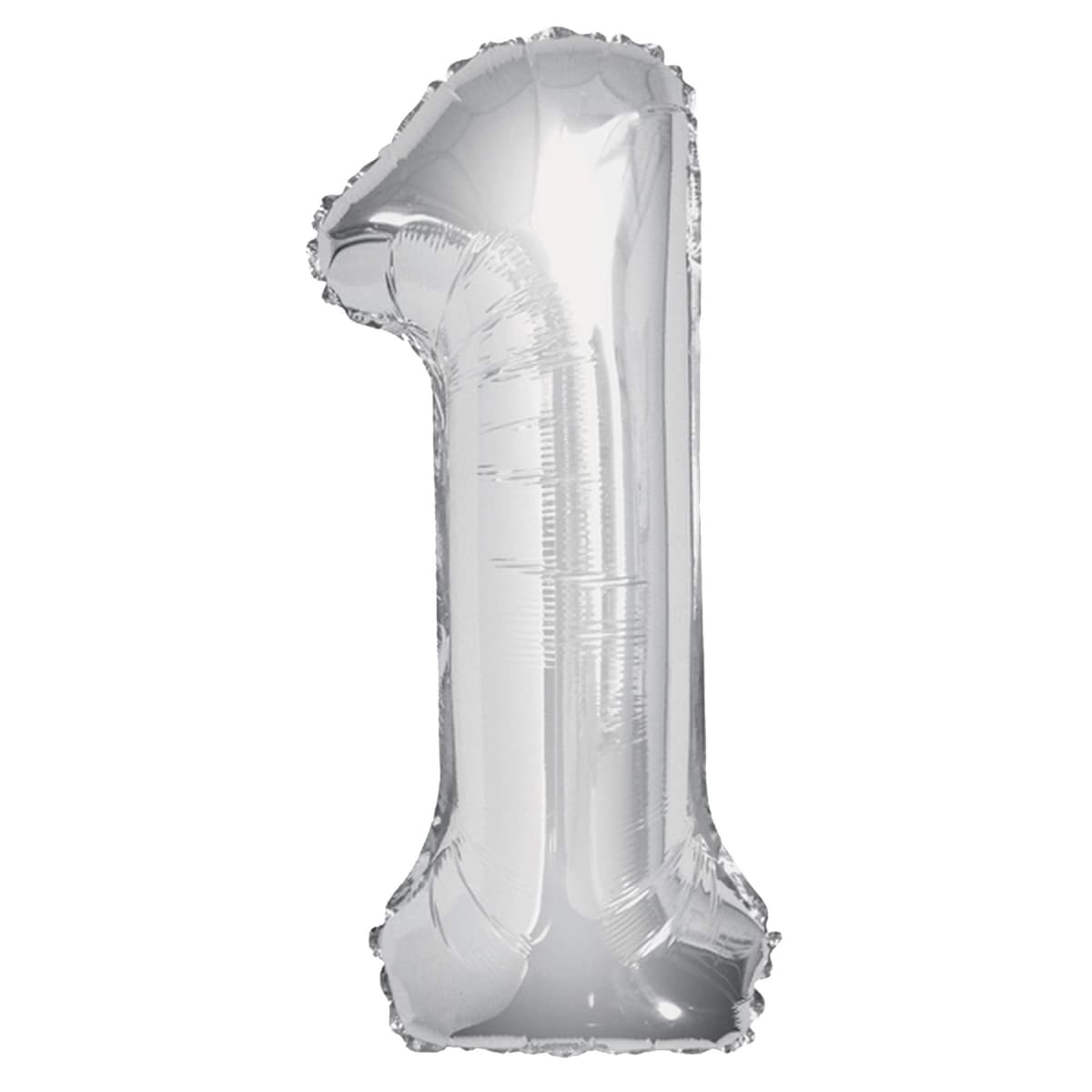 Unique Party 34" Pkg Silver Foil Blln-1
