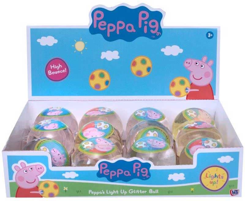 HTI PEPPA PIG L/UP GLITTER BALL
