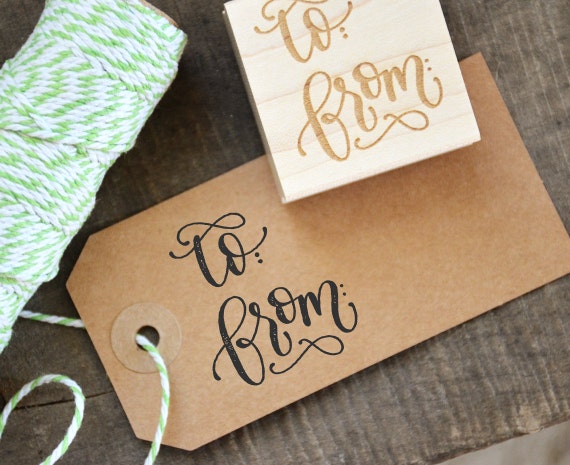 Rubber Stamp Gift Tag image