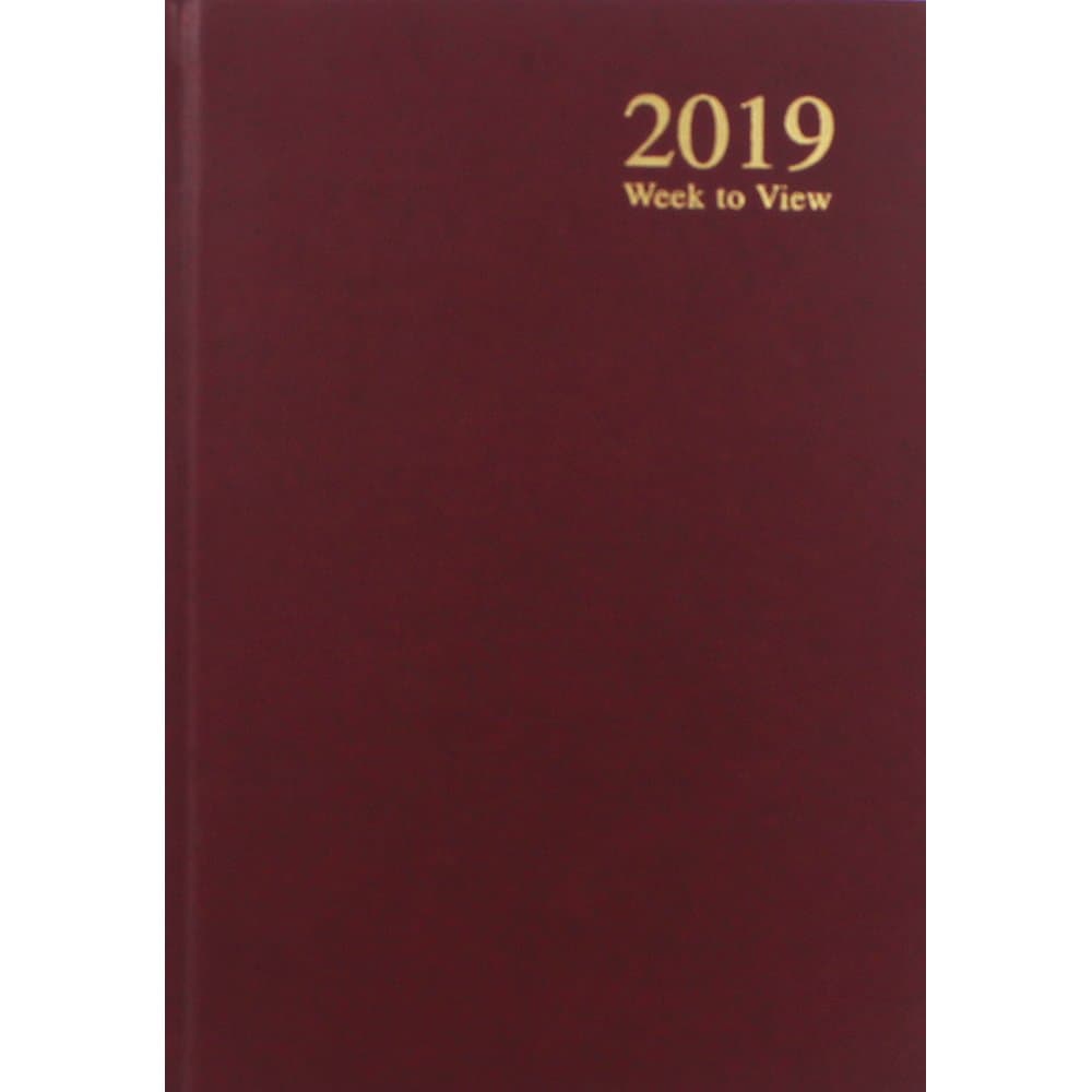 Tallon A5 Diary Week To View, Value Range Hardback
