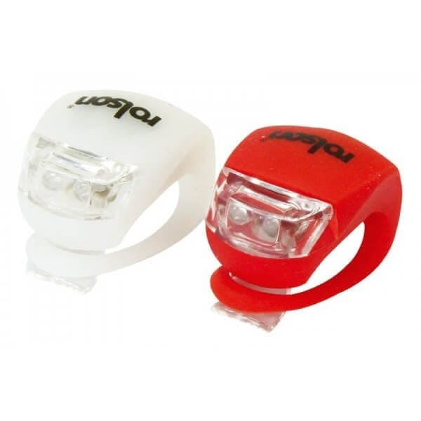 Rolson  2pc Silicone Bike Light 61621