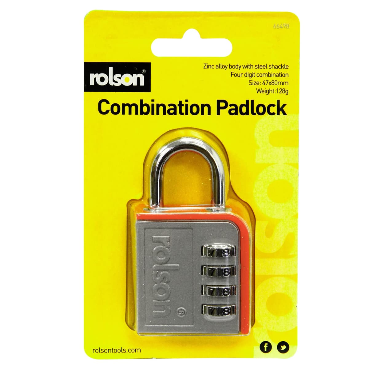 Rolson  Combination Padlock 66498