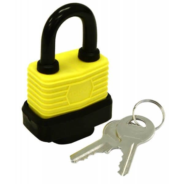 Rolson  40mm Weatherproof Padlock, 2 Keys 66512