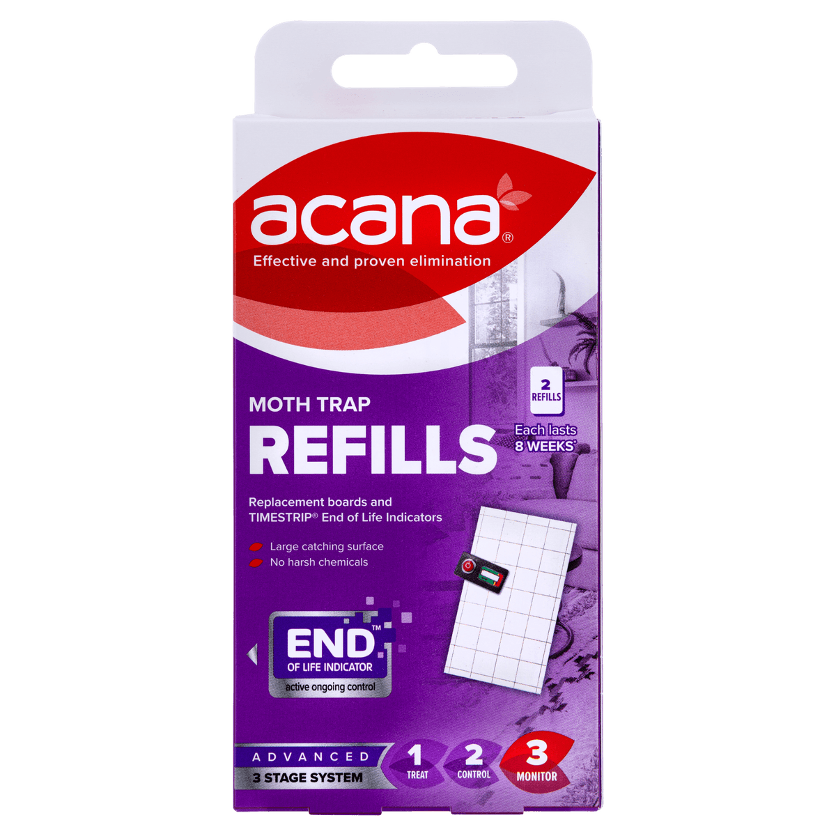 Acana Carpet Moth Trap Refills               