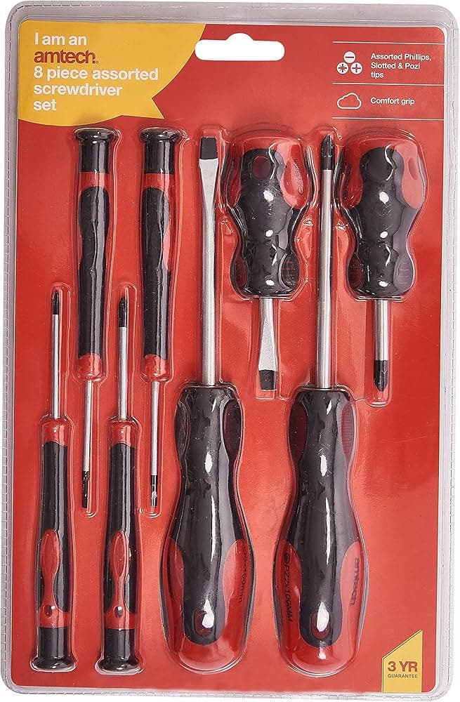 Am-tech 8pc SCREWDRIVER SET L0810
