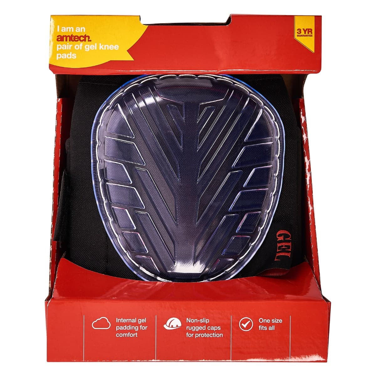Am-tech HEAVY DUTY GEL KNEE PADS N2560