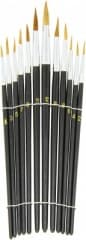 Am-Tech 12pc POINTED TIP ART BRUSH SET 
S4120