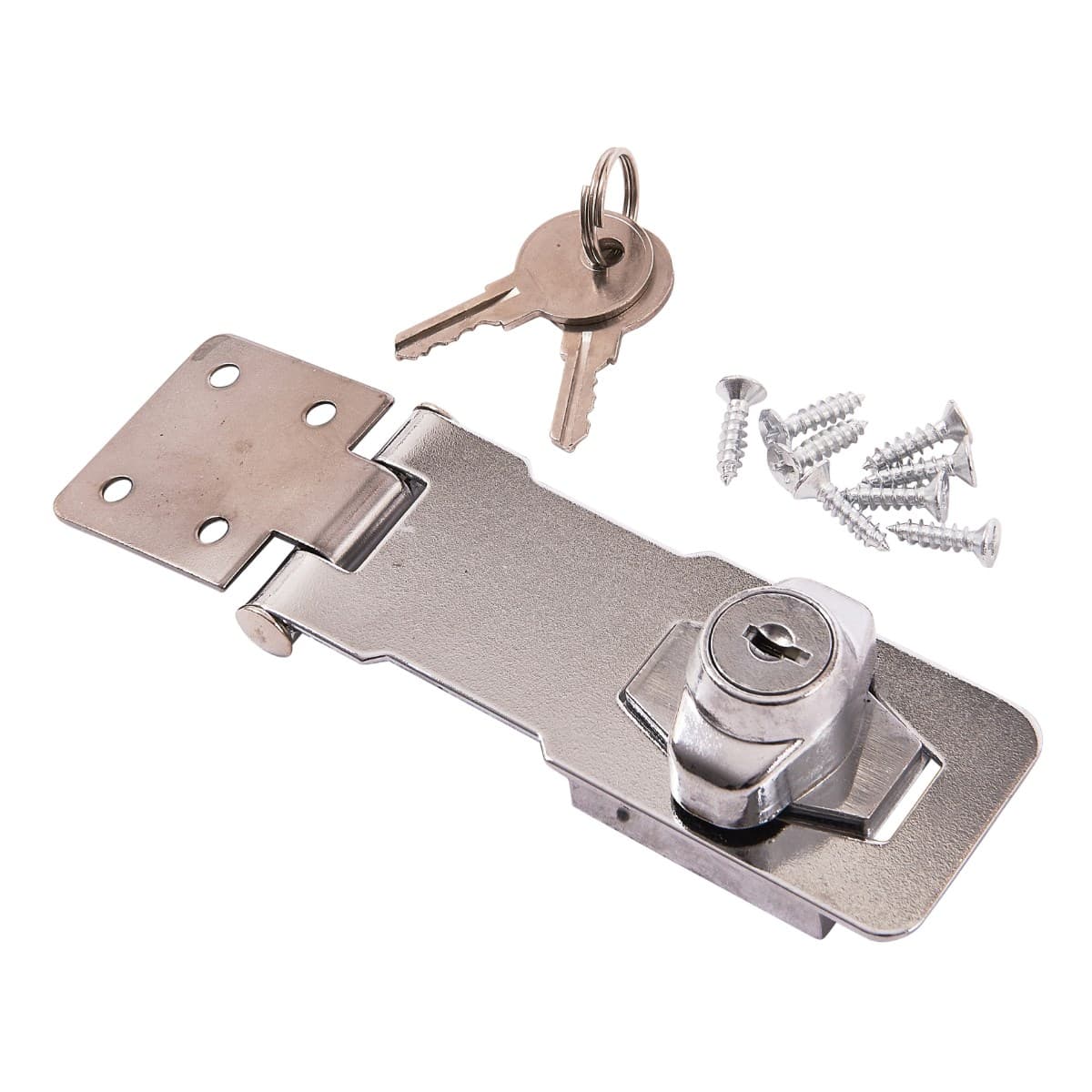 Am-tech 100mm (4") SELF LOCKING HASP T1895
