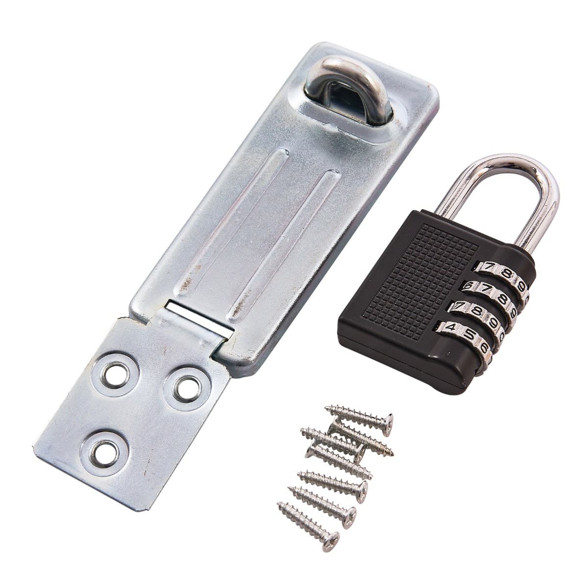 Am-tech COMBINATION PADLOCK AND HASP T2325